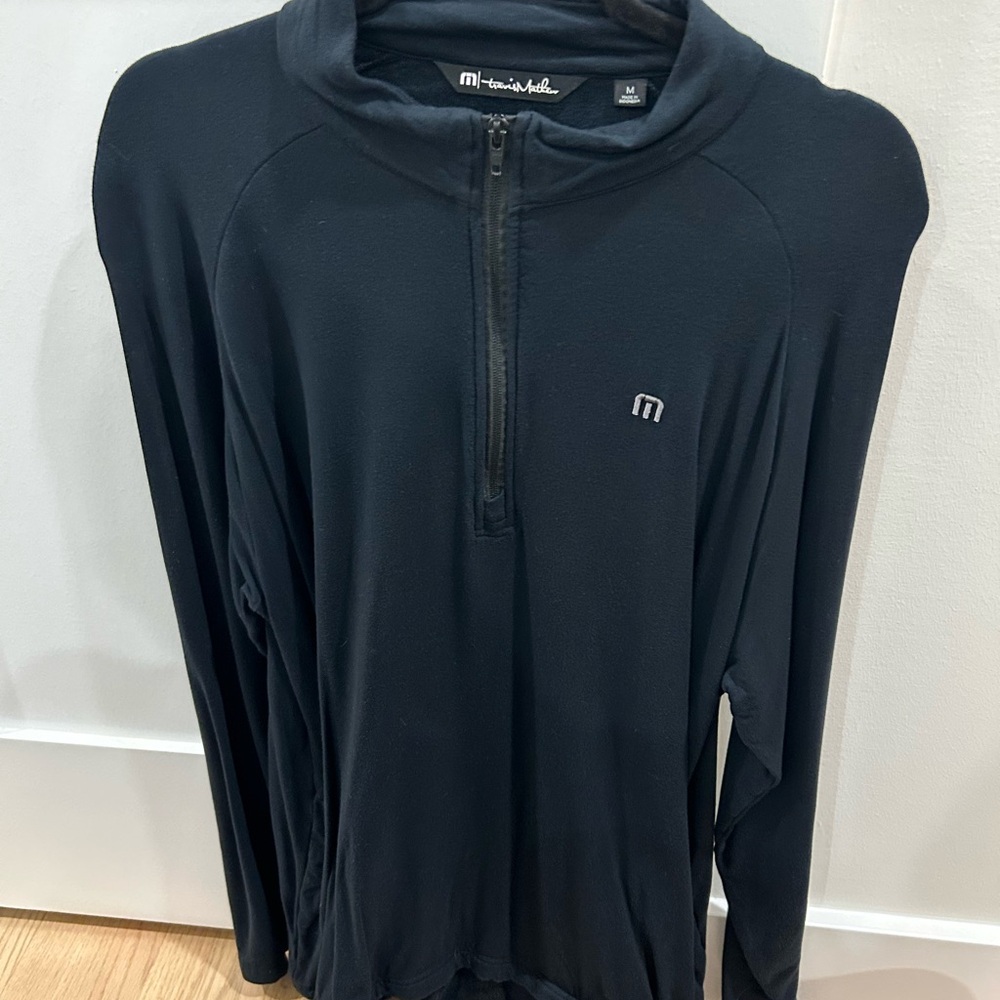 Travis Mathew Dark Quarter-Zip Pullover